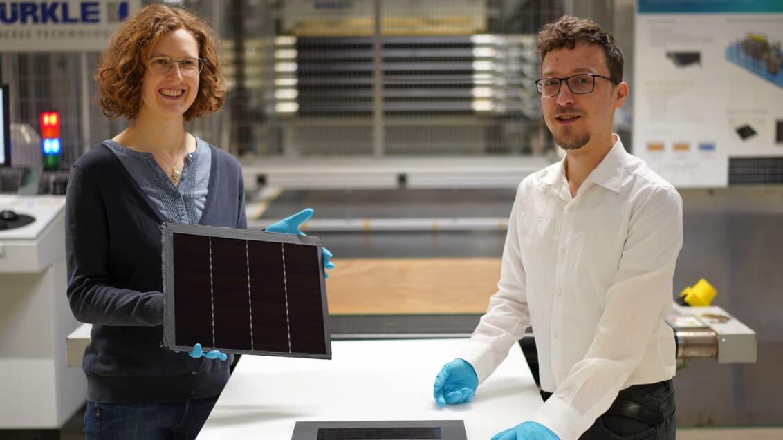 Solarmodul Rekord Fraunhofer Institut