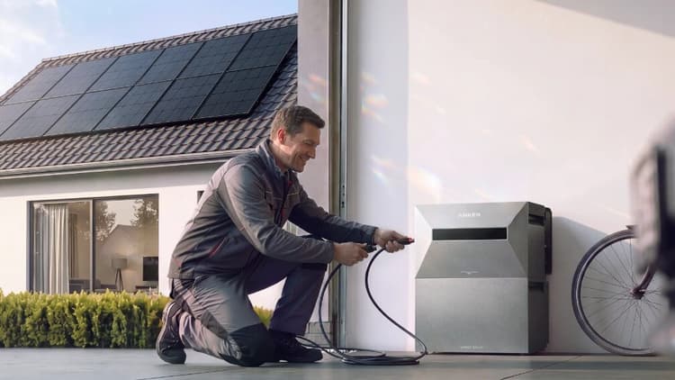Photovoltaik Speicher Anker Solarbank Max